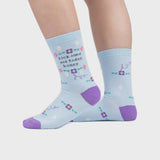 Kick Some Ass Today - Woman's Crew Socks / Sock It To Me