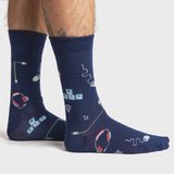 Life In The Fast LAN - Mens Crew Socks - Sock It To Me