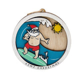 Surfing Santa - Decoration
