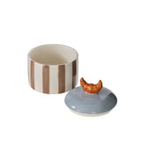 Colette Croissant Stripe Cannister Multi Coloured