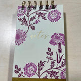 Corner Floral Jotter With Pen