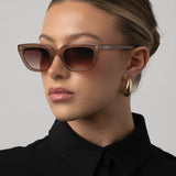 Otra Sunnies - Nove - Transparent/Coffee