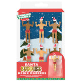 Santa Buddies - Drink Markers / Set 6