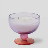 Paddywax Aura Purple & Pink Goblet Candle - Pepper & Plum 170g