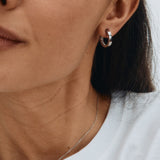 Monaco Earrings Mini Steel