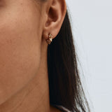 Peak Hoops Mini Gold