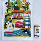 Summer Beach - Tea Towel