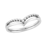 Beaded Crest Ring