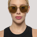 Otra Sunnies - Rita - Gold/Green