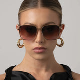Otra Sunnies - Rita - Gold Brown/Pink Fade