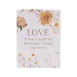 Rustic Meadow - Love Ceramic Magnet