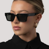 Otra Sunnies - Roco - Black/Green