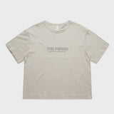 The Perch - Scruffy Text - Wo's Soft Tee -Bone