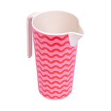 Summer Waves Bamboo Melamine Cup & Jug Set