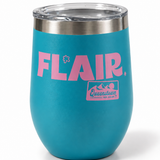 Flair - Wine Tumbler With Lid - Teal