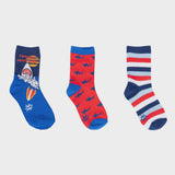 Totally Jawsome! Kids Crew Socks Pack of 3