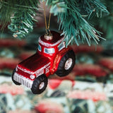 Glass Christmas Tree Decoration - Tractor