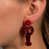 Iris Lobster Earrings