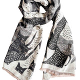 Moggy Cat Scarf - Black