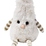 Fluffy Christmas Tree Sitting - Decoration / White
