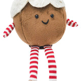 Fluffy Pudding Sitting - Decoration / Brown