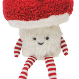 Fluffy Toadstool Sitting - Decoration / Red