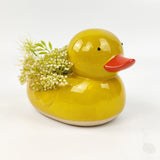 Ducky Planter Yellow Med 12cm