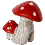 Toadstool Pot Hanger White & Red