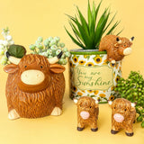 Highland Cow Pot Hanger - 7cm