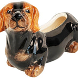 Cute Dachshund Planter Brown 8.5cm