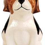 Cute Beagle Planter White & Brown 19.5cm