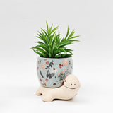 Turtle Medium Planter Sage & Sand