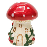 Toadstool House Vase Red - 14cm