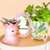Perdy Parrot Planter - Pink