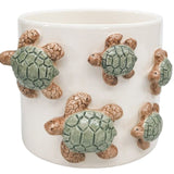 Family of Turtle Planter Green 11cm