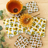 Sunflower Trinket Plate Yellow 13cm