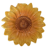 Sunflower Trinket Plate Yellow 13cm