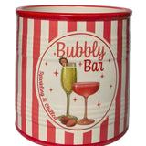 Spritz Bubbly Bar Planter Pink 16cm