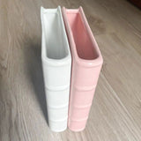 Book Vase White