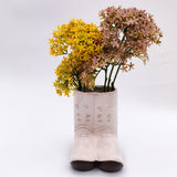 Cowboy Boots Planter Pink 16cm