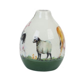 Farm Yard Vase Green