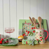 Strawberry Fields Jug Red & Green 15cm