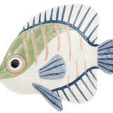 Reef Fish Trinket Dish White & Green 25c