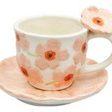 Poppy Tea Cup Peach 9cm
