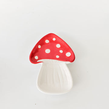 Toadstool Plate Red