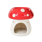 Toadstool Oil Burner - Red