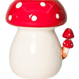 Toadstool with Toadstools Planter White