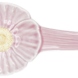 Flower Spoon Rest Pink 22cm
