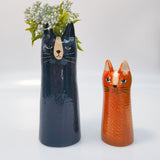 Bailey Cat Vase Black 23cm