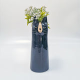 Bailey Cat Vase Black 23cm